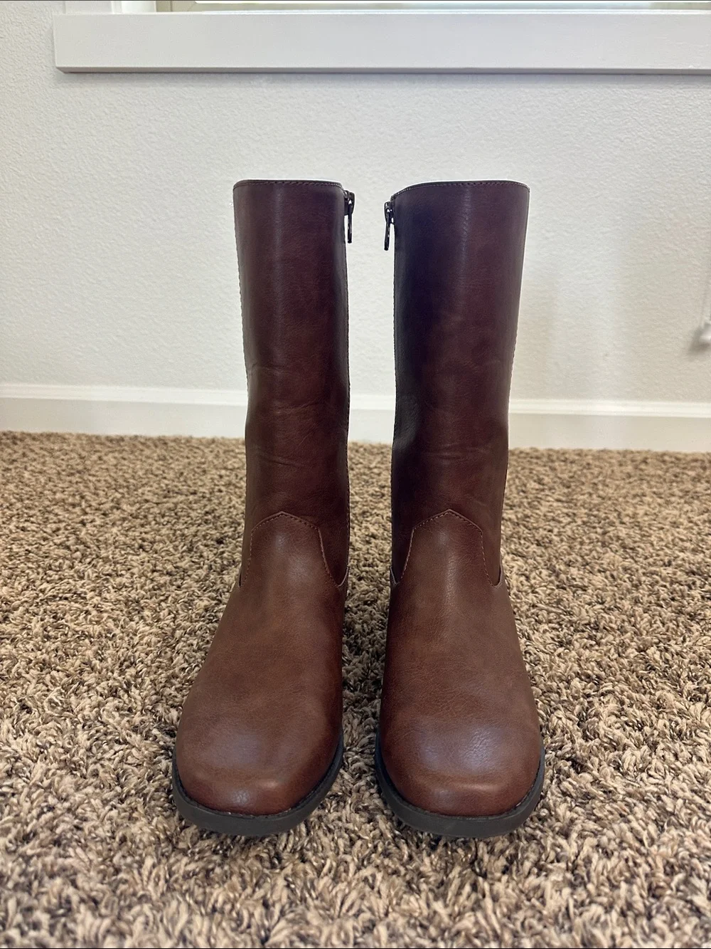 Cat & Jack Classic Brown Mid-Calf Girl’s Boots